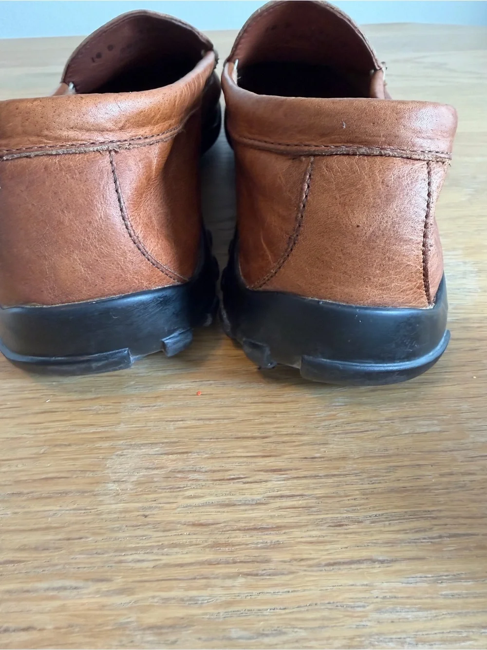 Allen Edmonds El Dorado brown leather Driving MOC Loafers Men’s Size 10 D